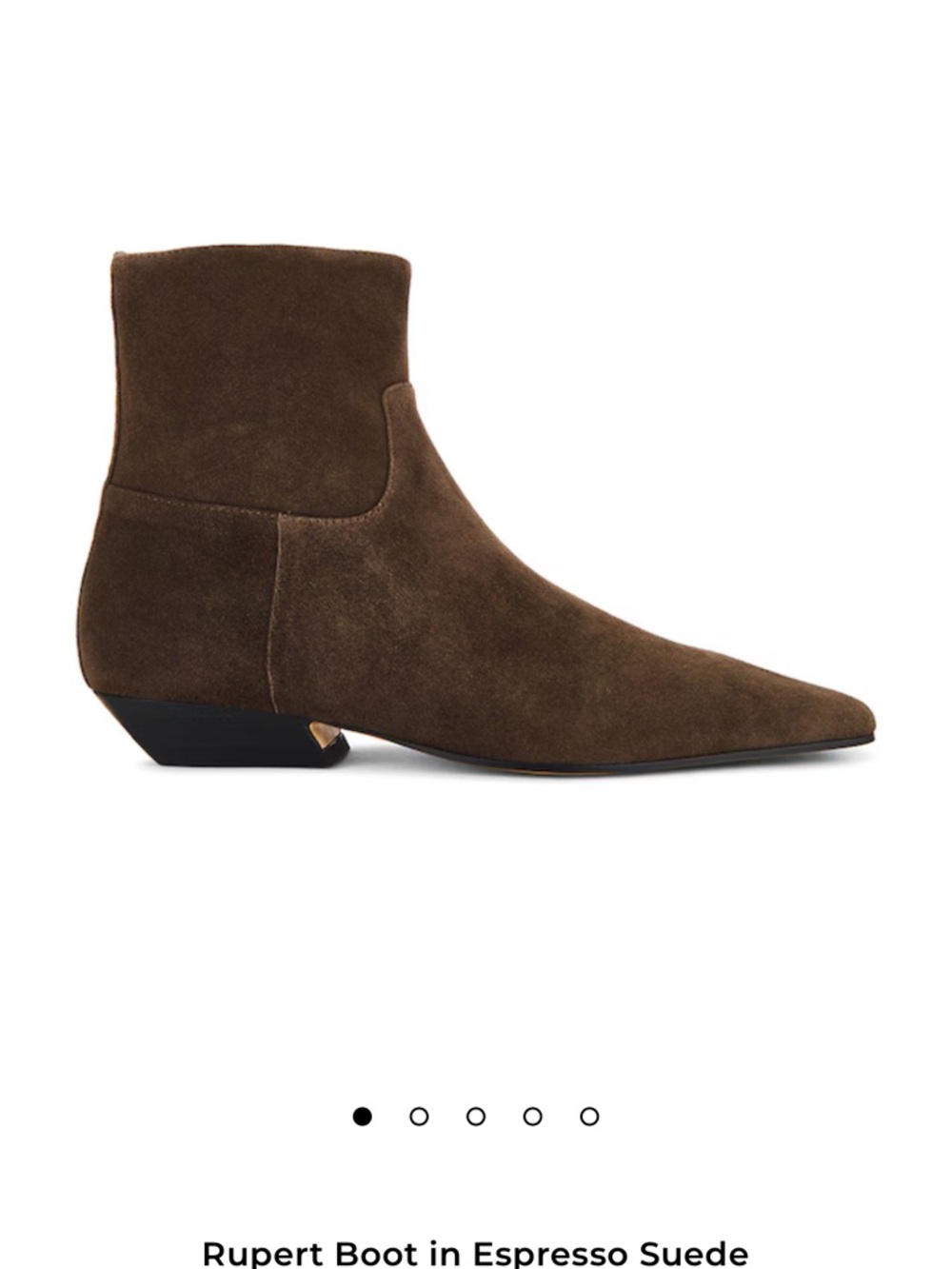 Tony Bianco Rupert Espresso Suede Ankle Boot - size 8